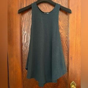 Deep Green Wilfred Free Racerback Tank Top Small